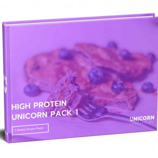 Unicorn Initiative - High Protein Recipe Book Cover
